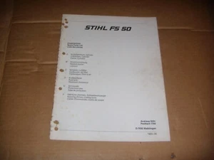 Stihl FS50 Parts List - Picture 1 of 2