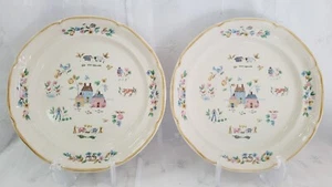 Vintage 2 International Heartland Dinner Plates #7774 10.5" Stoneware - Picture 1 of 8