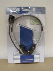 Headphones + Microphone Easytouch 3.5mm Jack Brand New  - Picture 1 of 2