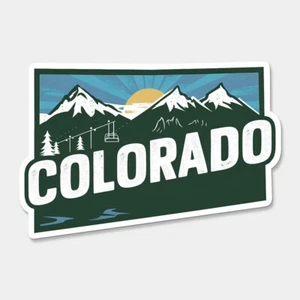 Colorado State gedruckter Aufkleber Vinyl Decal USA CO USA Auto Fenster - Bild 1 von 1