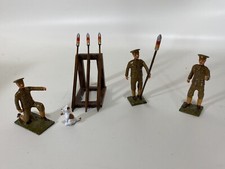 Tommy Atkins Toy Soldiers British Rocket Crew w/ Dog WW1 Set in Box