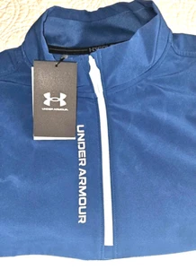 NEW UNDER ARMOUR, MENS SMALL, UA STORM EVOLUTION DAYTONA 1/2-ZIP JACKET-MSRP$100 - Picture 1 of 24