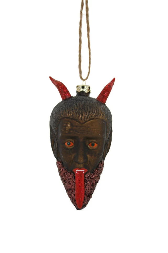 KRAMPUS Scary Glass Christmas Ornament by Cody Foster - Image 1 of 1