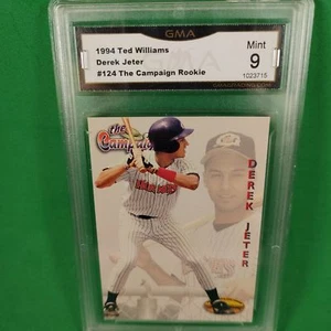 Graded Derek Jeter 1994 Ted Williams #124 Baseball Card Campaign Rookie - Picture 1 of 2