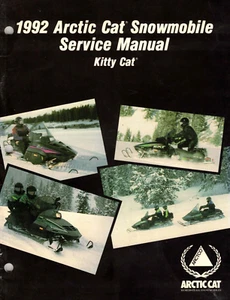 Manual de servicio/reparación original del propietario Arctic Cat 1992 Kitty Cat - Imagen 1 de 2
