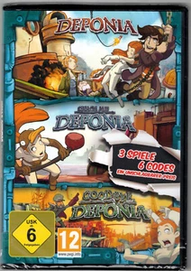 DEPONIA - 3 Juegos 6 Códigos - DVD - NUEVO/EMBALAJE ORIGINAL (2017) - Imagen 1 de 2