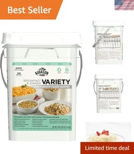 Emergency Food Supply Variety Pail - 13 Entrees + Pudding, 10-25 Year Shelf Life - Picture 1 of 12