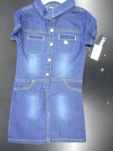Abiti in denim assortiti per bambini e ragazze Limited Too $32 taglia 2T - 6X - Foto 1 di 8