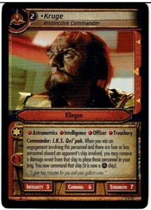 STAR TREK CCG 2E GENESIS COLLECTION 11P22 KRUGE (2006 copyright) ex - Picture 1 of 1