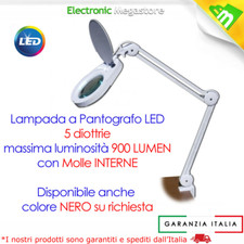 LAMPADA A PANTOGRAFO PROFESSIONALE CON LENTE 5 DIOTTRIE COLLEZIONISMO ESTETICA