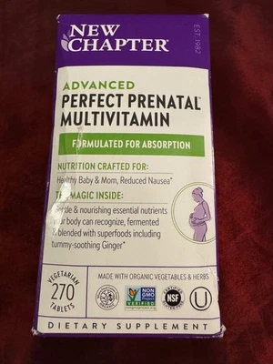 *Leer* Nuevo Capítulo Avanzado Perfect Prenatal Multivitamínico 270ct Exp. 26/06 Foto 1 de 3
