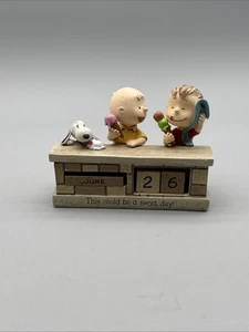 Hallmark Peanuts Perpetual Calendar This Could be a Sweet Day! Snoopy Linus - Picture 1 of 4
