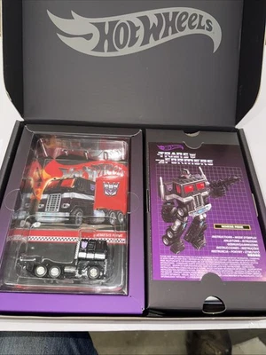 Hot Wheels Evil Incarnate Transformers Nemisis Prime Mattel Creations-Ships FAST - Image 1 of 4