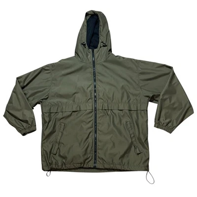 Chaqueta cortavientos de colección Catalina Outerwear para hombre verde oliva Gorpcore talla L Foto 1 de 4