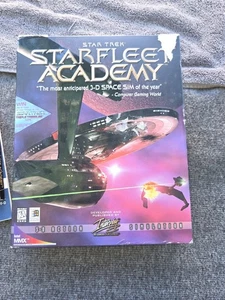 Star Trek Starfleet Academy PC Juego CD-ROM 1997 Interplay Windows DOS Computadora - Imagen 1 de 16