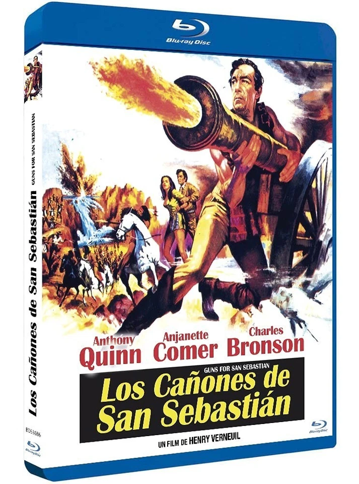 Los Cañones de San Sebastián BD 1968 La Bataille de San Sebastian [Blu-ray] - Photo 1/1
