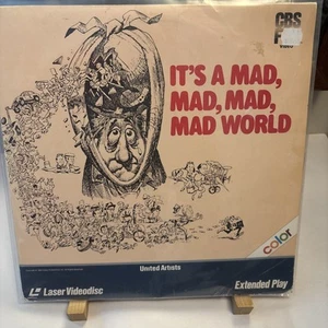 It's A Mad, Mad, Mad, Mad World Laserdisc - (Mickey Rooney) - 1983 CBS Video - Picture 1 of 2