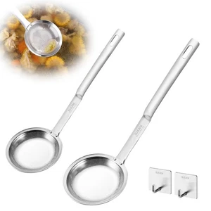 2Pcs Stainless Steel Fine Mesh Strainer, Filter Screens for Kitchen Food Cook... - Picture 1 of 7