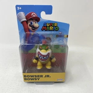 BOWSER JR + MASK WORLD OF NINTENDO FIGUR 2,5" Super Mario Jakks Pacific NEU - Bild 1 von 2