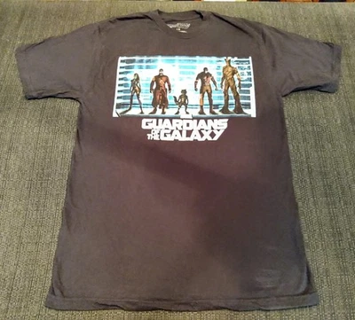 Camiseta Marvel Guardianes de la Galaxia Adulto Negra Talla Grande Algodón  Foto 1 de 4