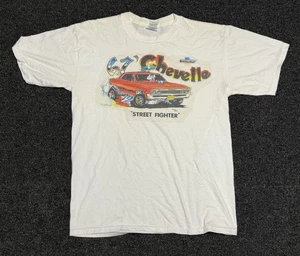 Vintage Street FighterMuscle Chevelle Car Shirt Men's Large Chevrolet 67 - Picture 1 of 1