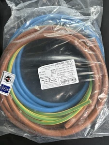 3m Pack Meter Flexi Tails 25mm Brown And Blue & 16mm Green/yellow Good condition - Picture 1 of 1