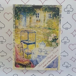 Sealed Single Deck Playing Cards Masterpiece Artist Lunch Under a Pergola Vintag - Picture 1 of 7