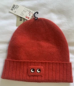 UNIQLO X ANYA HINDMARCH - Women’s 100% Pure Cashmere Beanie Hat * BNWT * - Picture 1 of 12