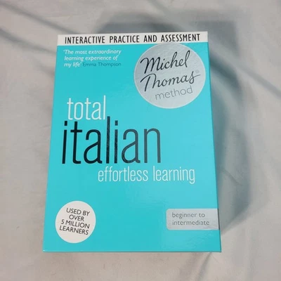Total Italian Effortless Learning Michel Thomas Method Beginner to Intermediate - Image 1 of 4