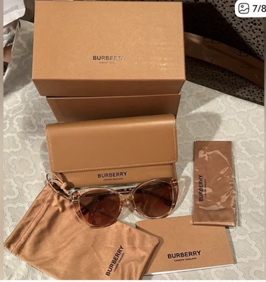 Todo incluido - Gafas de sol Burberry para mujer B 4407-F - Color tostado y melocotón Foto 1 de 4