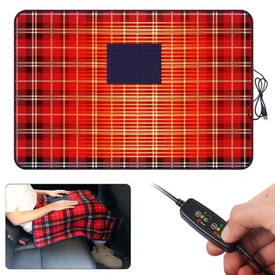 Auto Thermostat Heizdecke 5V Plüsch Beheizt Matratze Dicker Heizunterlage Wärmer - Bild 1 von 4