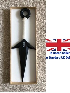 UK Seller Naruto Cosplay Kunai Replica Weapons Toy White 28cm Comic Con Safe - Photo 1/4