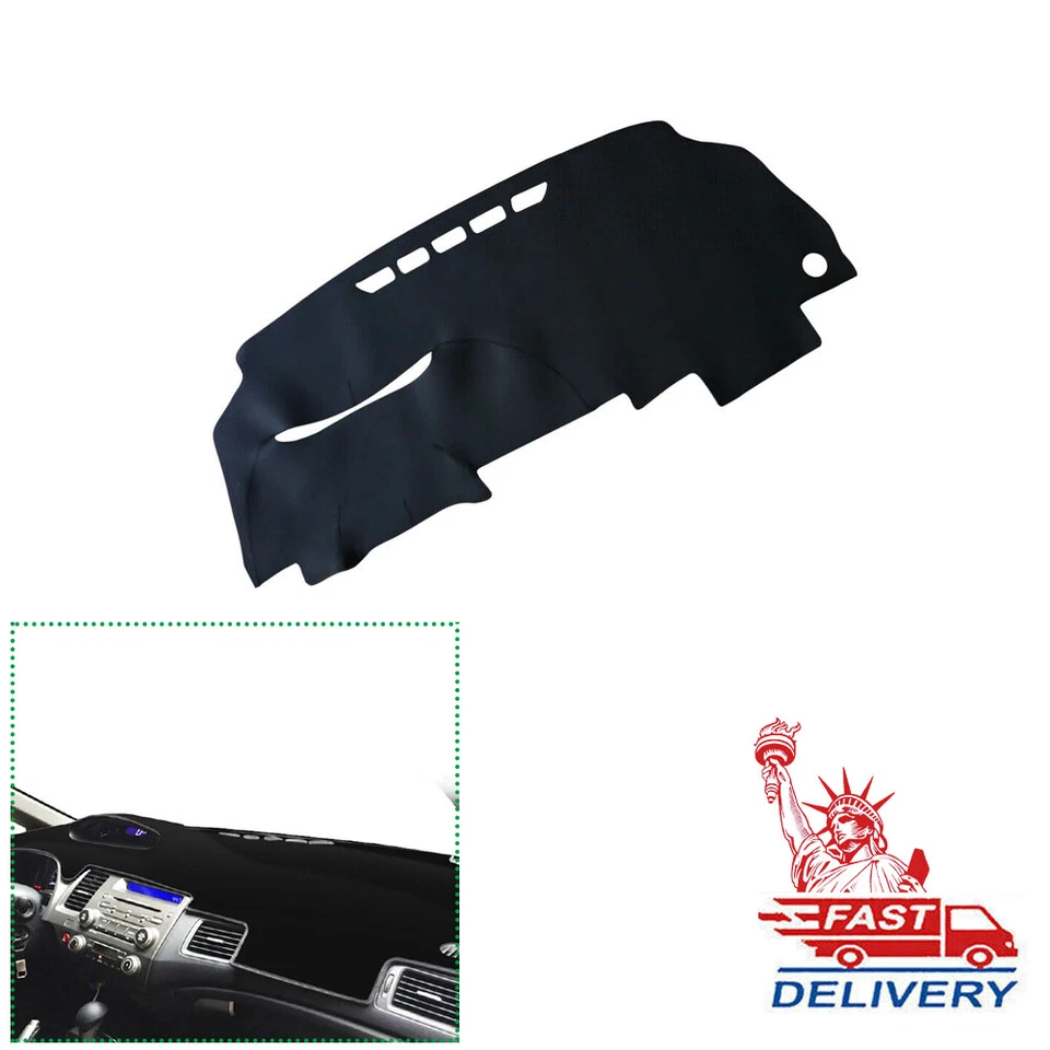 Alfombra interior antideslizante tablero de instrumentos para Honda Civic sedán de 4 puertas 2006-11 Foto 1 de 4