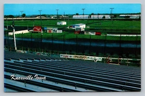Knoxville Iowa Hipódromo McDonalds Coors Pepsi Mountain Dew Anuncio de Colección UNP Postal - Imagen 1 de 3