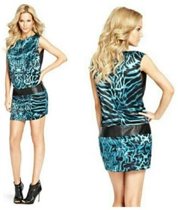 GUESS by MARCIANO Green Zena mini dress size M - Picture 1 of 10