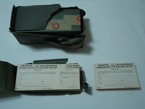 Maple Heights OH 50th Anniversary Album 1965 lot of 585 Coupons Cleveland Suburb - Picture 1 of 5