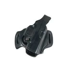 AKER Flatsider OWB XR12 black Leather Holster for GLOCK 19 23 32 9/40 right hand - Picture 1 of 12