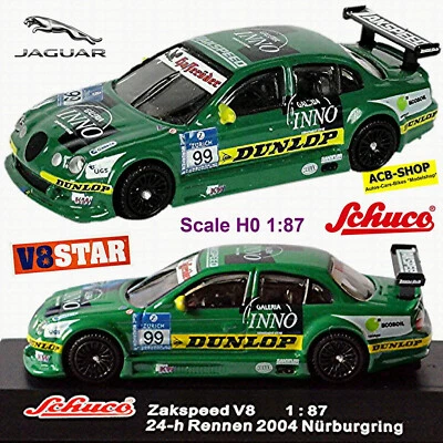 Jaguar S-TYPE V8 Star 24h Nürburgring 2004 #99 Zakspeed Galeria Inno 1:87 - Immagine 1 di 4