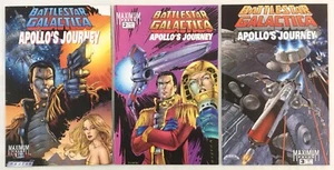 Battlestar Galactica: Apollo's Journey #1-3 Complete Comic Set 1995 Maximum 9.0 - Picture 1 of 2