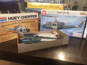 German Bell UH-1B Huey elicottero model kit 1/48 kit 1142 & Huey Chopper - Foto 1 di 19