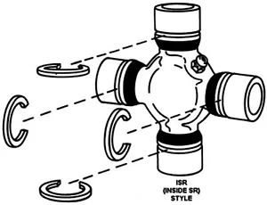 Drive Axle Shaft Universal Joint-HGVF Front DANA Spicer 5-7166X - Picture 1 of 1