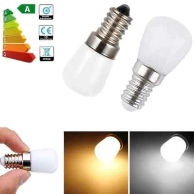 E14 E12 LED Light Bulbs 2W Refrigerator Lamp 220V 110V 12V 24V Cold/ Warm White - Image 1 of 4