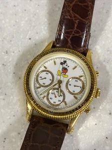 Limited Edition Mickey Mouse Chronograph Collector Watch 1993 New Battery - Picture 1 of 5