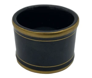 Fitz & Floyd Pavillon Black Napkin Ring - Picture 1 of 1