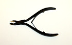 Nagelhautzange Hautzange 10 cm 5 mm Zange Nägel schwarz black Doppelfeder RF