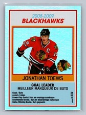 2009-10 O-Pee-Chee Team Checklists Jonathan Toews #TC7
