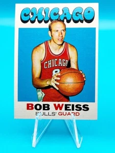 1971-72 Topps NBA Basketball Card #28 de Bob Weiss Chicago Bulls - EX/NM - Imagen 1 de 2