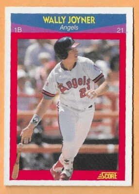 WALLY JOYNER ANGELS SUPER STAR #81 - SCORE NM-MT 1990 - Image 1 of 2