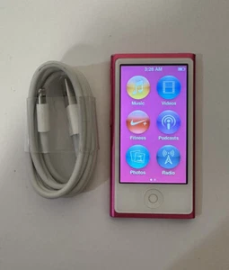 Apple iPod nano 7th Generation Pink (16 GB) 1900+♫♫♫, Works Great - Picture 1 of 14