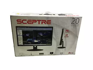 Sceptre E209W-16003R 20" 75Hz Ultra Thin LED Monitor 2 HDMI VGA Build-in Speaker - Picture 1 of 7
